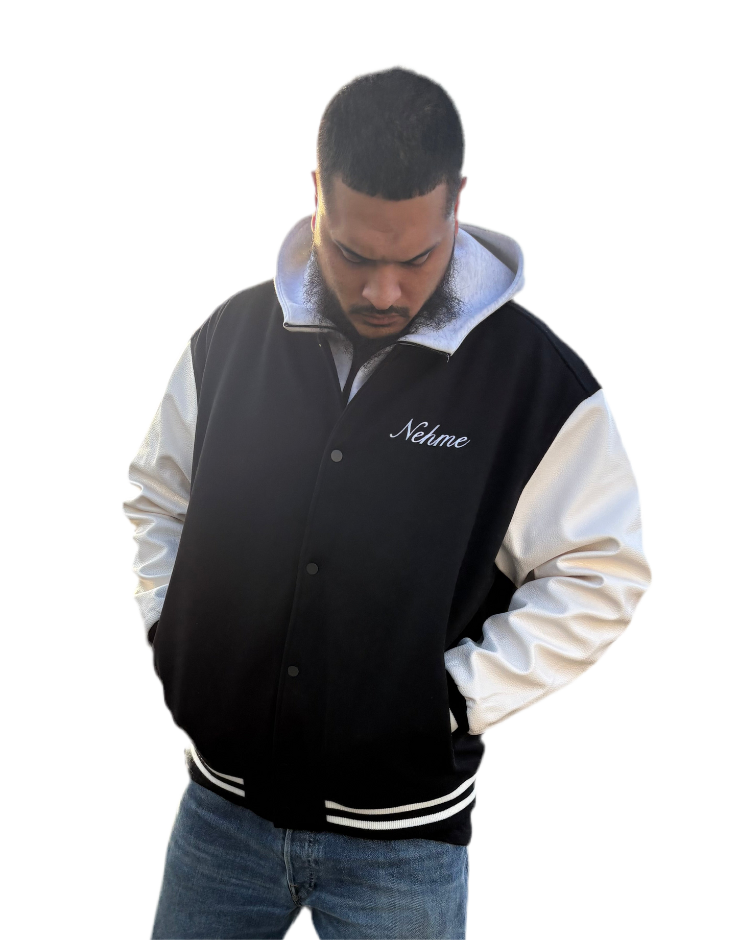 “SALAH FIRST” LETTERMAN JACKET