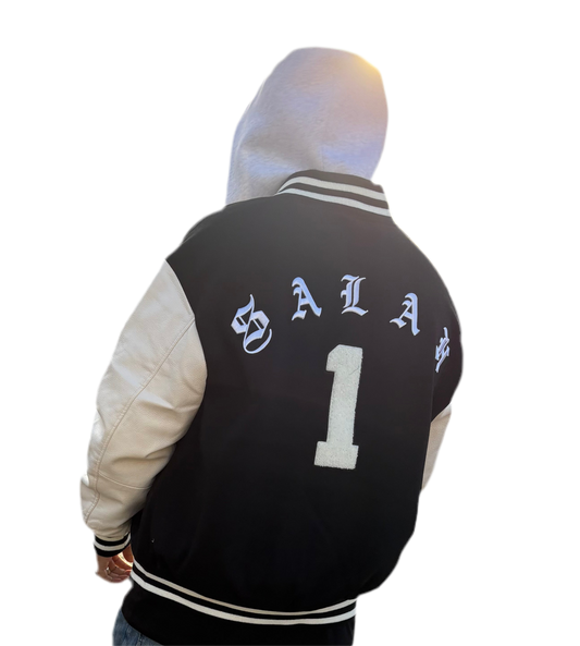 “SALAH FIRST” LETTERMAN JACKET